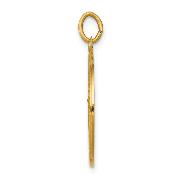 Goldia 14k Yellow Gold Saint John Baptist Medal Pendant PreStyled Sets