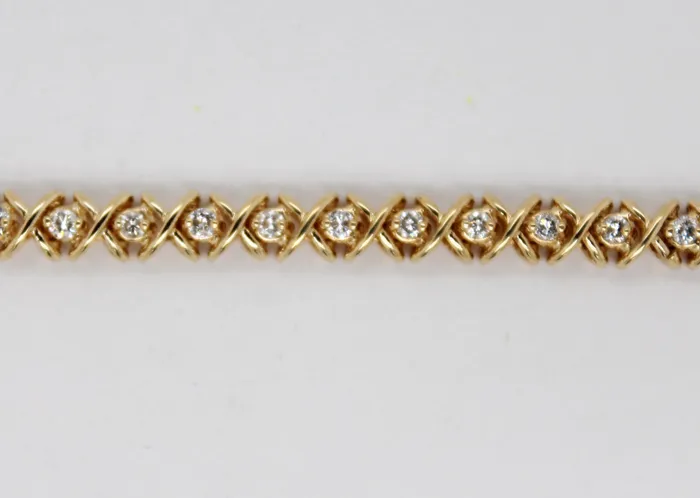 FULLERS PURCHASE FROM PUBLIC Estate 14KY 167 Cttw Diamond Bracelet Bracelets FULLERS PURCHASE FROM PUBLIC Estate 14KY 167 Cttw Diamond Bracelet Bracelets