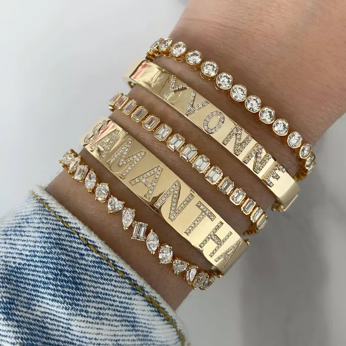 Bracelets Alev Jewelry Round Bezel Tennis Bracelet