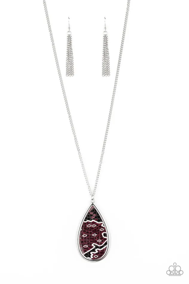 Artificial Animal Purple Necklace Jewelry By Bretta Paparazzi Accessories Necklaces