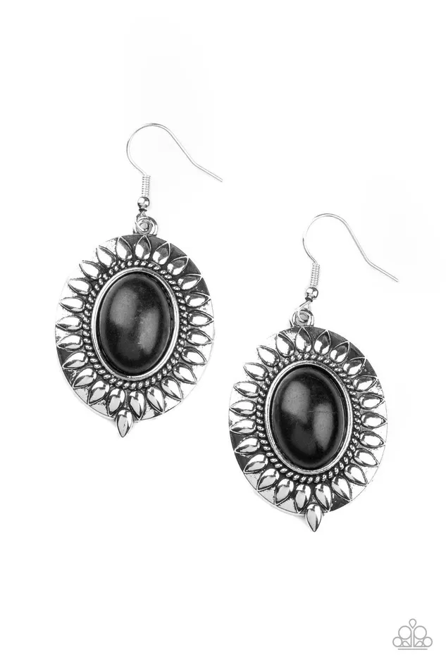 Earrings Paparazzi Accessories Mesa Garden Black Earrings Jewelry by Bretta