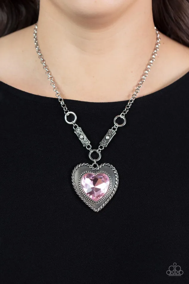 Heart Full of Fabulous Pink Necklace Jewelry by Bretta Paparazzi Accessories Necklaces Heart Full of Fabulous Pink Necklace Jewelry by Bretta Paparazzi Accessories Necklaces