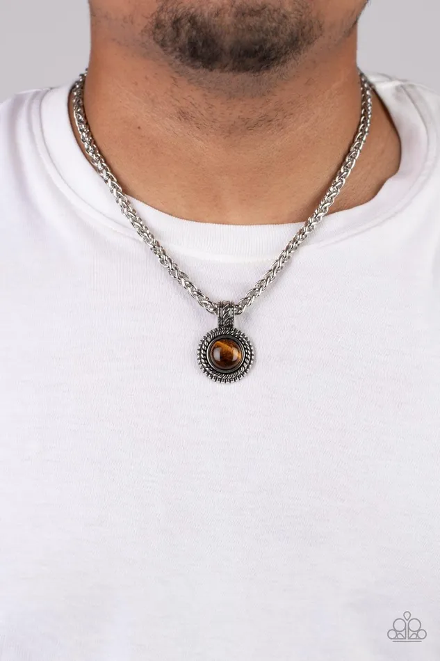 Necklaces Paparazzi Accessories Pendant Dreams Brown Tigers Eye Necklace Jewelry by Bretta Necklaces Paparazzi Accessories Pendant Dreams Brown Tigers Eye Necklace Jewelry by Bretta