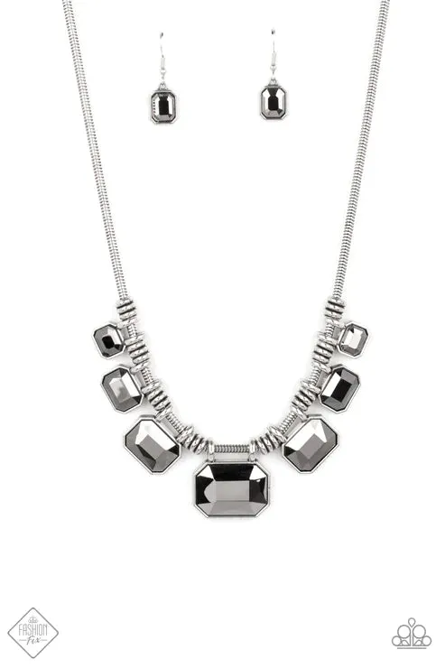 Necklaces Paparazzi Accessories Urban Extravagance Silver Necklace Jewelry by Bretta