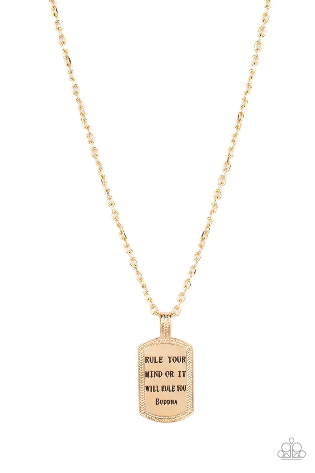 Paparazzi Accessories Empire State of Mind Gold Necklace Jewelry by Bretta Necklaces