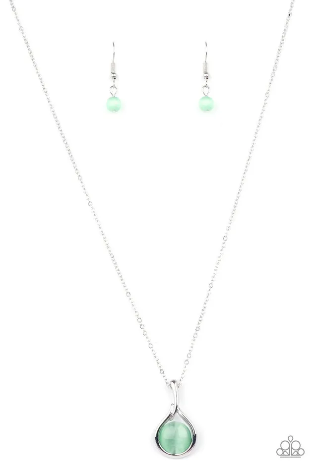 Paparazzi Accessories Necklaces Fairy Lights Green Necklace Jewelry By Bretta