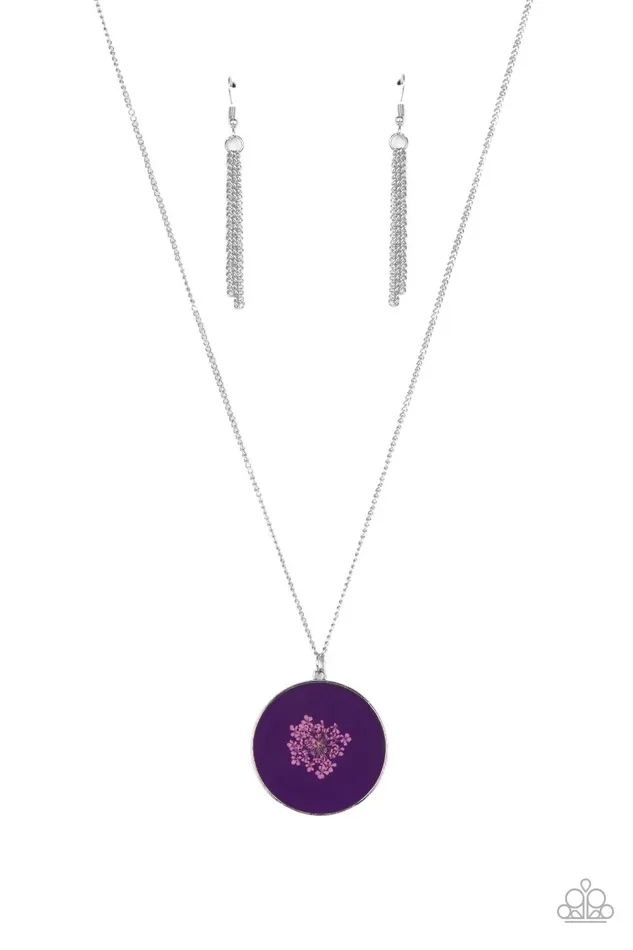 Paparazzi Accessories Necklaces Prairie Picnic Purple Necklace Jewelry by Bretta
