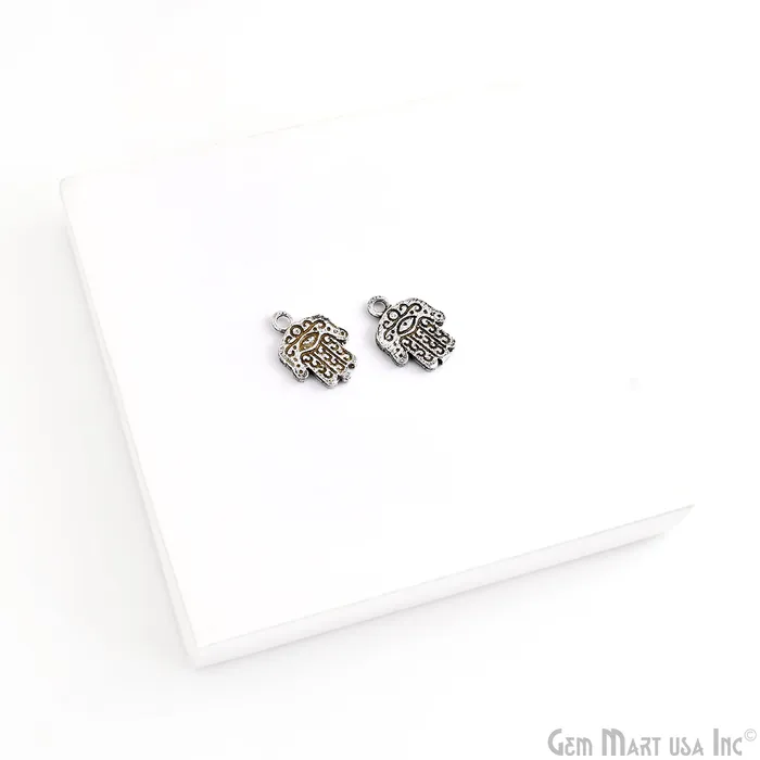 Necklaces GemMartUSA Antique Brass Hamsa Hand Turkish Jewelry Charms Silver Boho Tribal Findings Hand of Fatima unique gift for her Ethnic Amulets Necklaces GemMartUSA Antique Brass Hamsa Hand Turkish Jewelry Charms Silver Boho Tribal Findings Hand of Fatima unique gift for her Ethnic Amulets