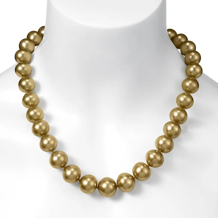 Golden South Sea Pearl Strand Mastoloni Earrings Golden South Sea Pearl Strand Mastoloni Earrings