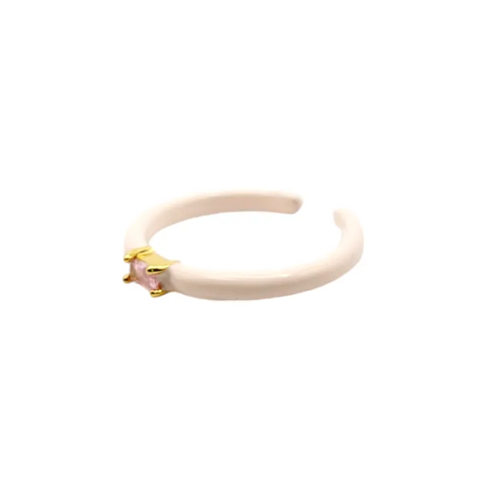 Love Ko Jewelry GEM RING in Pink Nude Rings