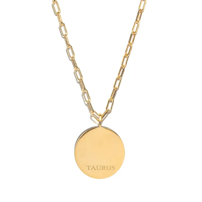 Shana Gulati Jewelry Taurus Gold Vermeil Pendant Necklace Necklaces